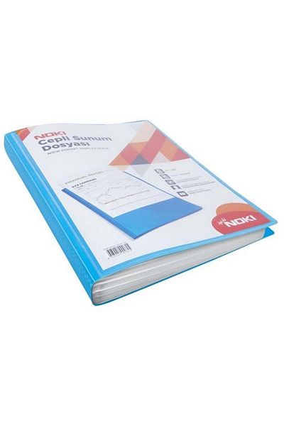 Noki Brand: Presentation File with 100 Pockets 641100 -N Category: Files