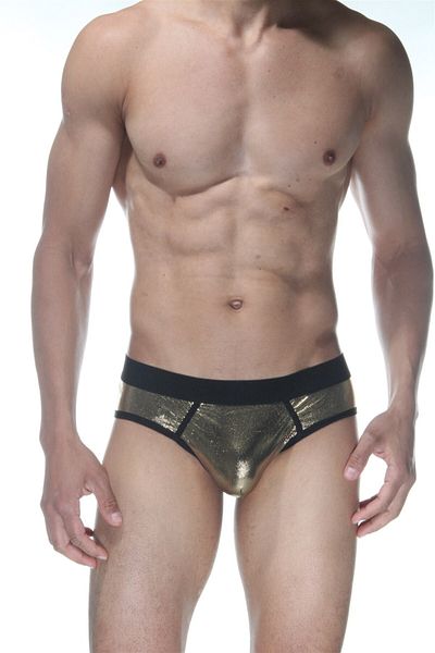 ÇAĞLAR BUTİK Ανδρικά εσώρουχα Fancy Gold Glitter Jockstrap