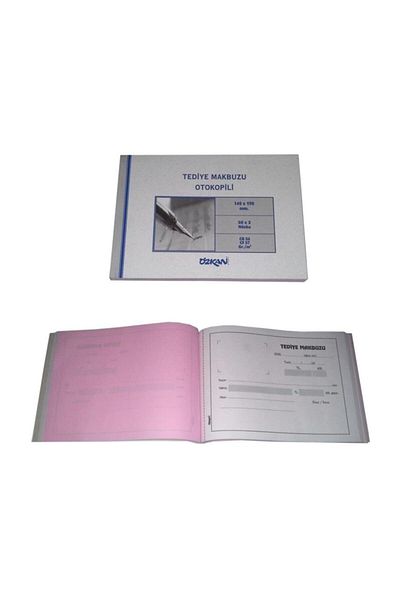 ÖZKAN Tender Receipt with Autocopy 50x2 12 Pieces