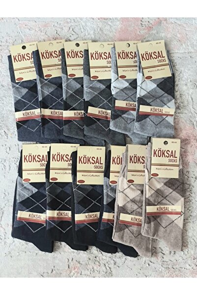 İNCİ BUTİK Koksal Corap 12 Adet