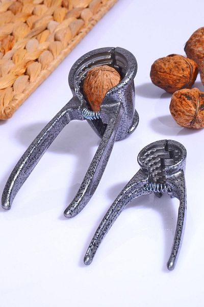 Retroom Walnut and Hazelnut Crusher - Metal Granite Look Double Design