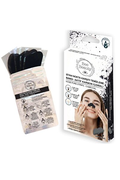 Bee Beauty Aktif Karbon Siyah Nokta Bandı 6'lı