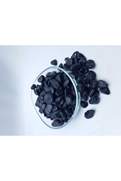 Genel Markalar Dekoratif Siyah Renkte Orta (10-25mm) Çakıl Taşı 350 Gr