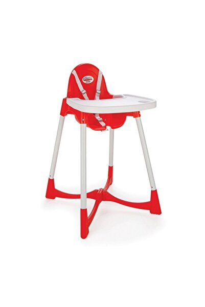 PİLSAN Pilsan Pratik Bebek Mama Sandalyesi Kırmızı Beyaz Renk