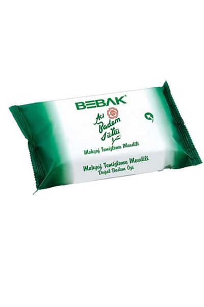 Bebak Bitter Almond Makeup Removal Wipes 20 Pieces