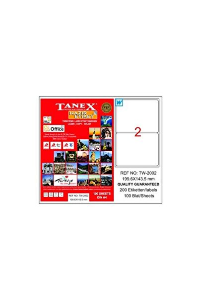 Tanex العلامة التجارية: 199.6x143.5 ملصق ليزر Tw-2002 الفئة: ملصقات