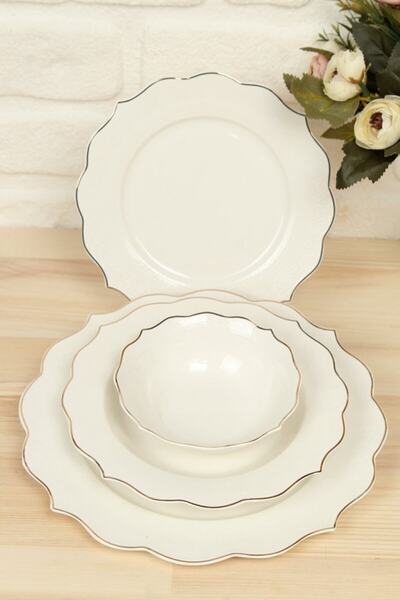 Pink&More 24 Parça 6 Kişiliik Yemek Takımı