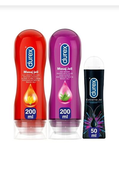 Durex Extreme Jel + Play Kayganlaştirici & Masaj Jeli, Aloe Vera + Ylang Ylang