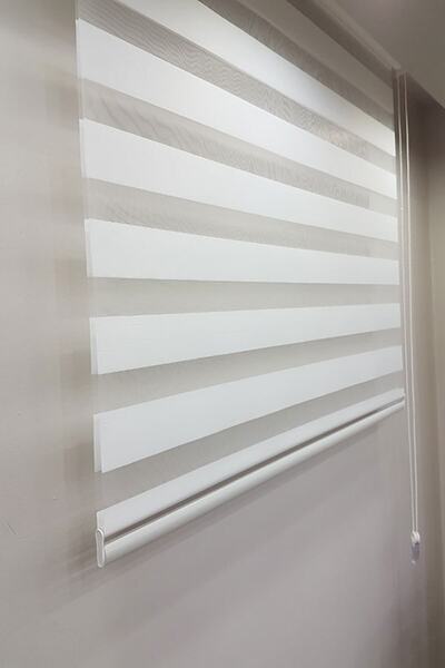 Genel Markalar Bambu Zebra Perde Beyaz 120x200