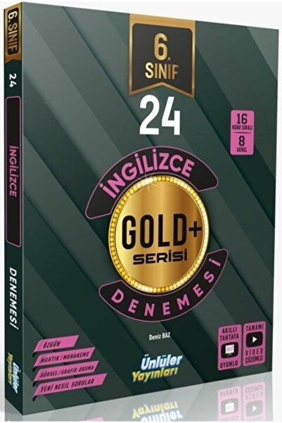 ünlüler yayınları 6. Sınıf Ingilizce 24 Deneme Yni
