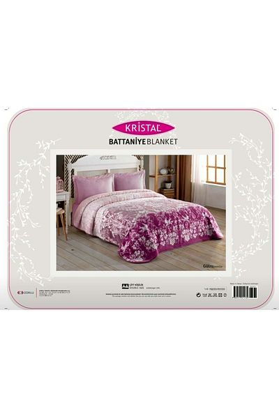 Kristal 4kg Battal Double Blanket-gülru Pink