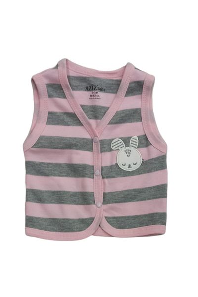Aziz Bebe Combed Cotton Vest for Baby Girl