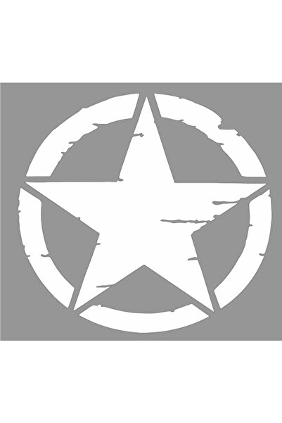 Birim Matbaa Askeri Yıldız Benzin Kapağı Sticker Oto Sticker Araba Sticker Mo...