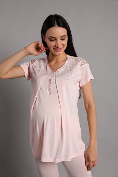 Marilyn Pijama Hamile Şık Pijama Takımı