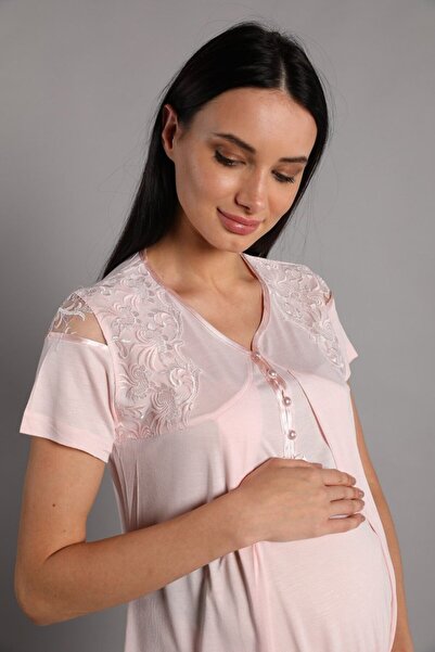 Marilyn Pijama Hamile Şık Pijama Takımı