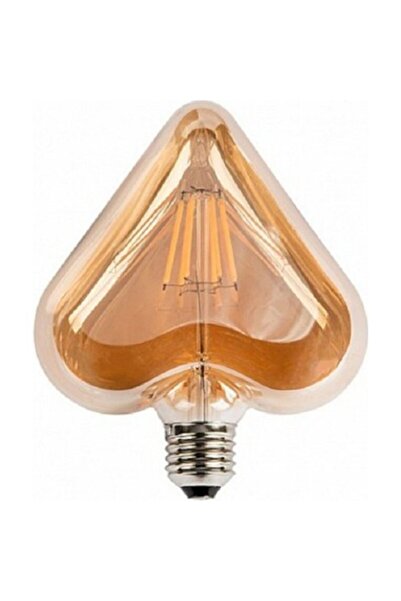 Helios Opto Helios 43-4019 4w Gün Işığı Kalp Desenli Dekoratif Rustik Ampul E...