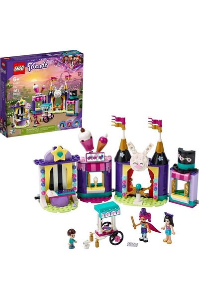 LEGO Friends Magic Amusement Park Stands 41687 - Carnival Toy Construction Set (361 Pieces)