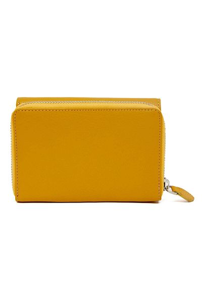 Deriza Ksear Genuine Leather Women's Wallet Mustard