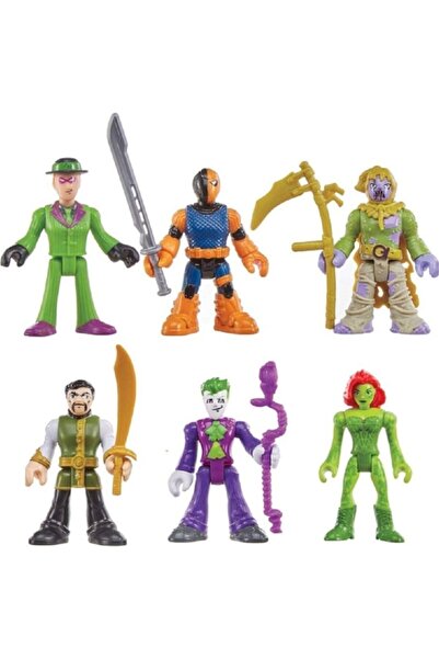 Imaginext Dc Super Friends Batman Efsane Karakterler 6'lı Figür Seti Kötüler ...