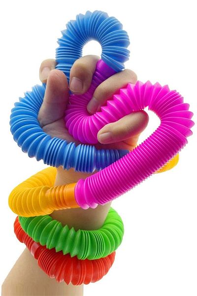 RoseRoi Sensory Pop Tubes Toy - 1 Piece