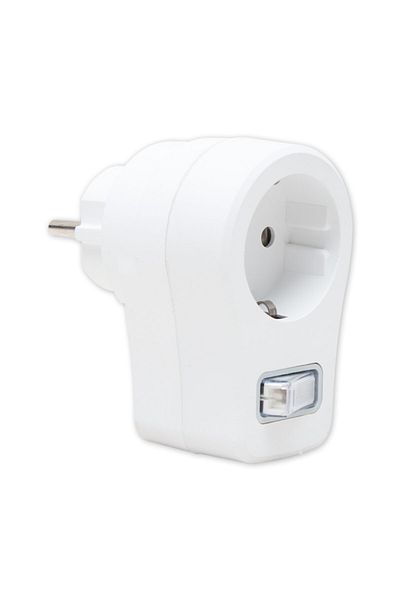 Powermaster 16816 Model White Switched Surge Protected Socket - 10A-2500W (Below 25 TL)