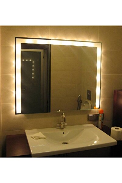 artglass vitray Led'li Kare Lavabo Aynası ( 70cm*80cm )
