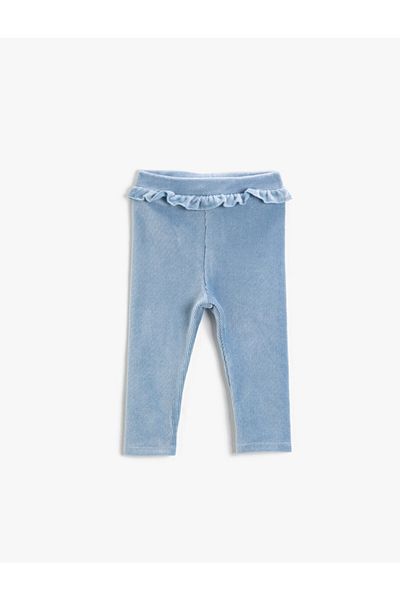 Koton Ruffle Waist Leggings Cotton