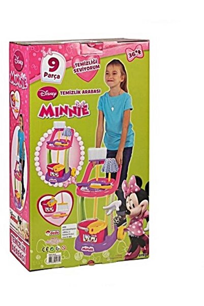 Minnie Mouse Dede Temizlik Arabası
