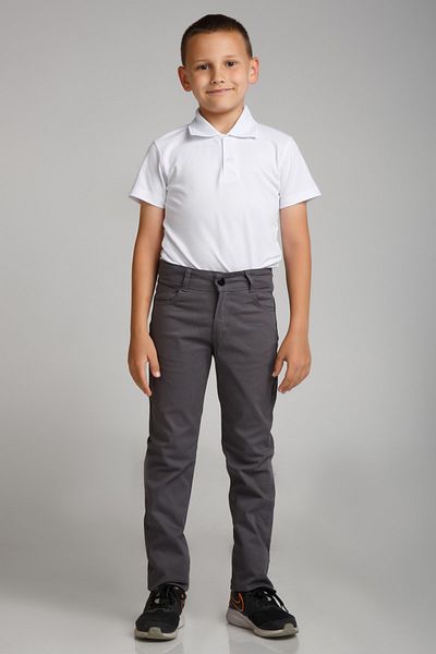 Dragora Five Lycra Canvas School Pants - Hidden Waist Elastic