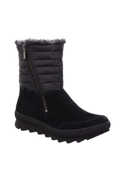Legero Γυναικείες Μπότες 2 009900 0000 Novara Gorotex Suede Black
