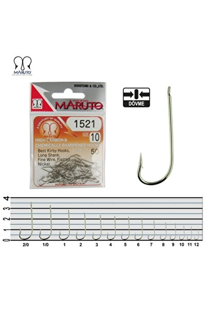 MARUTO 1521 Nikel Olta Iğnesi No:5 (50pcs)