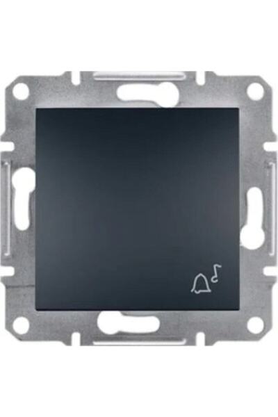 Schneider Electric Asfora Plus Antrasit Zil Anahtarı (zil Işaretli) Çerçeve D...