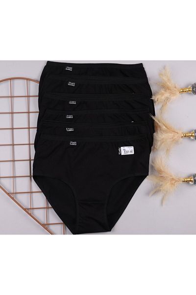 Tutku 0924 Pachet de 3 femei din elastan Bato Black