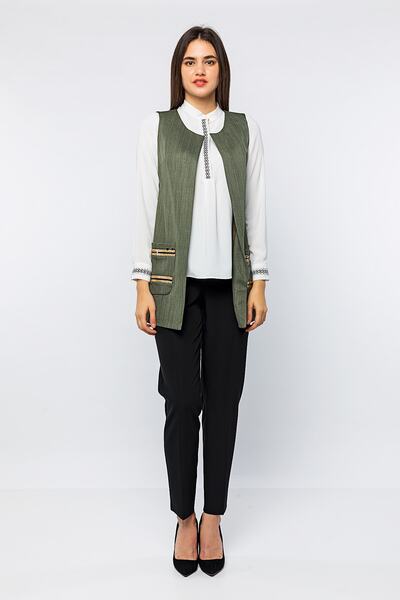 Luppio 9020 Sequined Vest with Pockets
