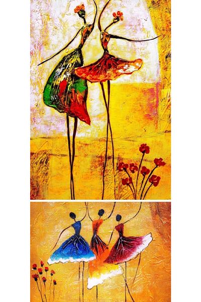 Nova Puzzle 2x1000 Piece Dancing Girls Puzzle Set