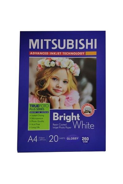 Mitsubishi A4 260gr Glossy Inkjet Paper