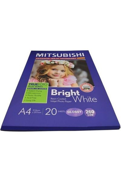 Mitsubishi A4 260gr Glossy Inkjet Paper