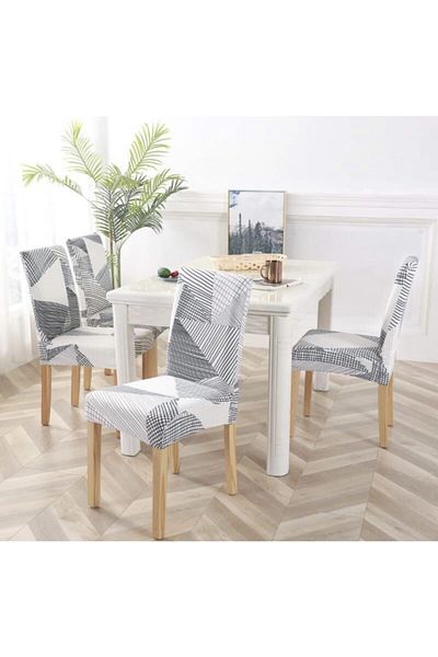ÖZMAKAN Chair Cover, Velvet, Lycra Washable 1 Piece