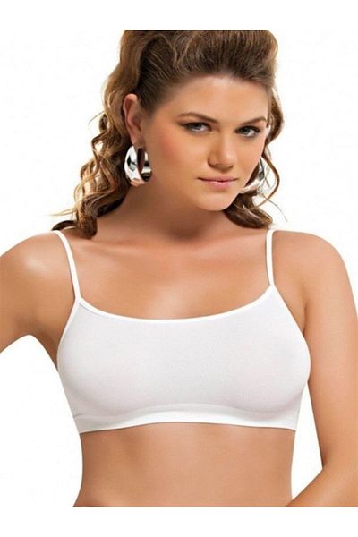 Liza 650 Χτενισμένο βαμβακερό μισό εσώρουχο με λεπτό λουράκι