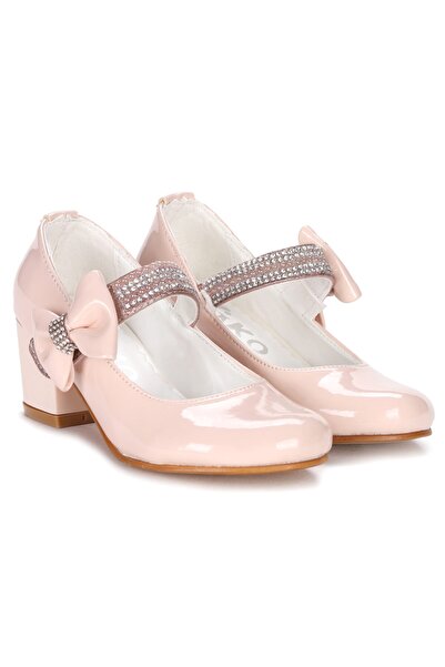 Kiko Kids Kiko 752 Rugan Günlük Kız Çocuk 4 Cm Topuk Babet Ayakkabı