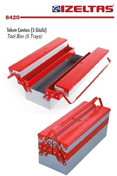 İzeltaş Takım Çantası (5 Gözlü) 190x420x200 Mm