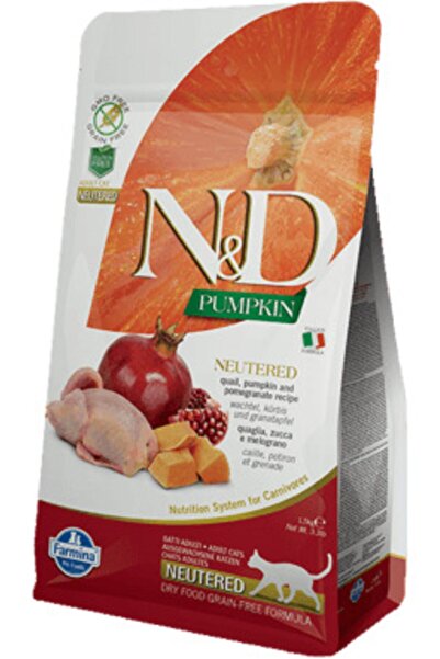 N&D N-d Pumpkin Tahılsız Bıldırcın Etli Bal Kabaklı Ve Narlı Kısırlaştırılmış...