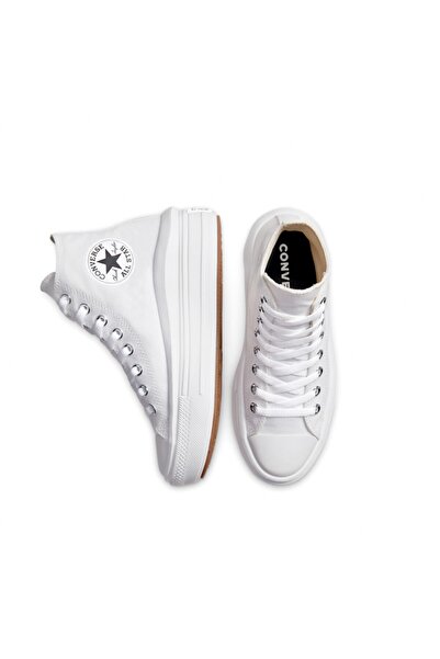 Converse Dámské/dívčí tenisky568498Chuck Taylor All Star Move Bílá/přírodní Ivory/černá