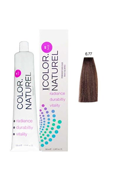 Color Naturel 6.77 Çikolata Kahve Kalıcı Saç Boyası 100 ml