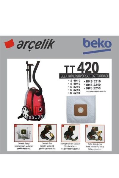 Arçelik Beko Tt420 - Set de 5 saci de pânză