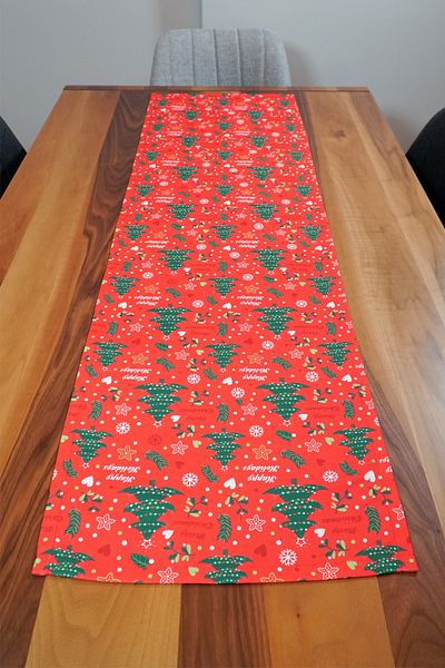 Viemso Christmas Pine Tree Pattern Runner