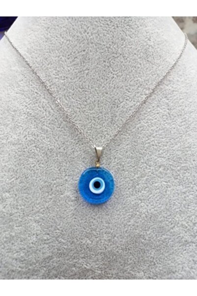 nazarboncuğu قلادة مستديرة مع عين الشر