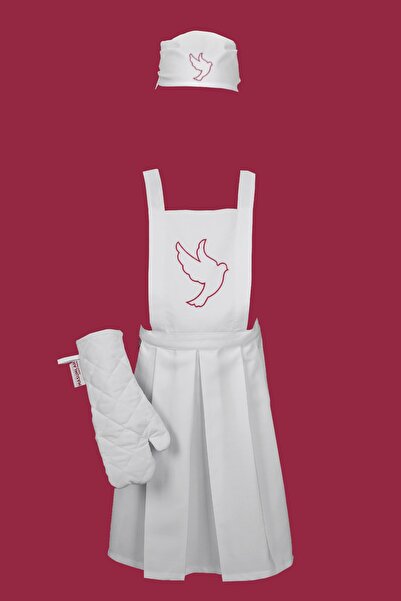 samiden طقم مريلة مطبخ للأطفال وباندانا وقفازات فرن منتج مرخص من Trt