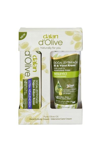 Dalan D'Olive Hand and Body Cream 75 ml + Intensive Care Cream 20 ml Set