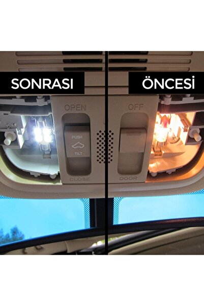 FRT Ottoman Sofit Led Canbus 39mm Iç Aydınlatma Plaka Lamba T10 2 Adet